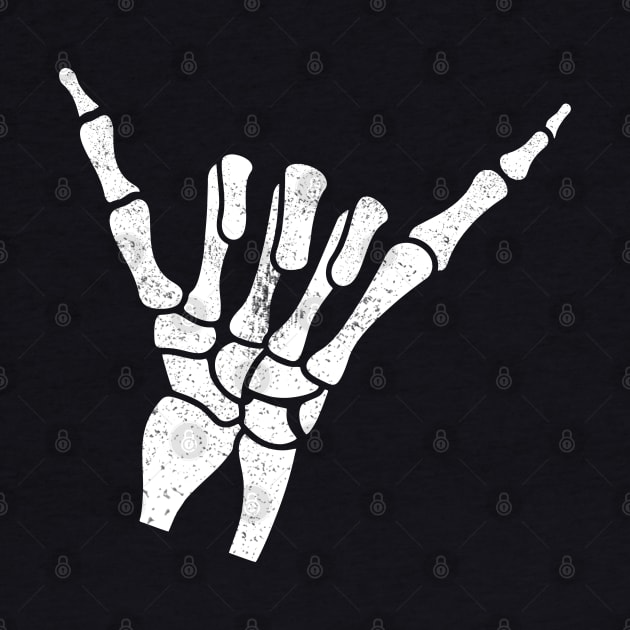 Hang Loose Skeleton Hand Halloween by victorstore